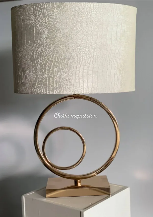 Eric kuster style ringlamp dubbelring goud