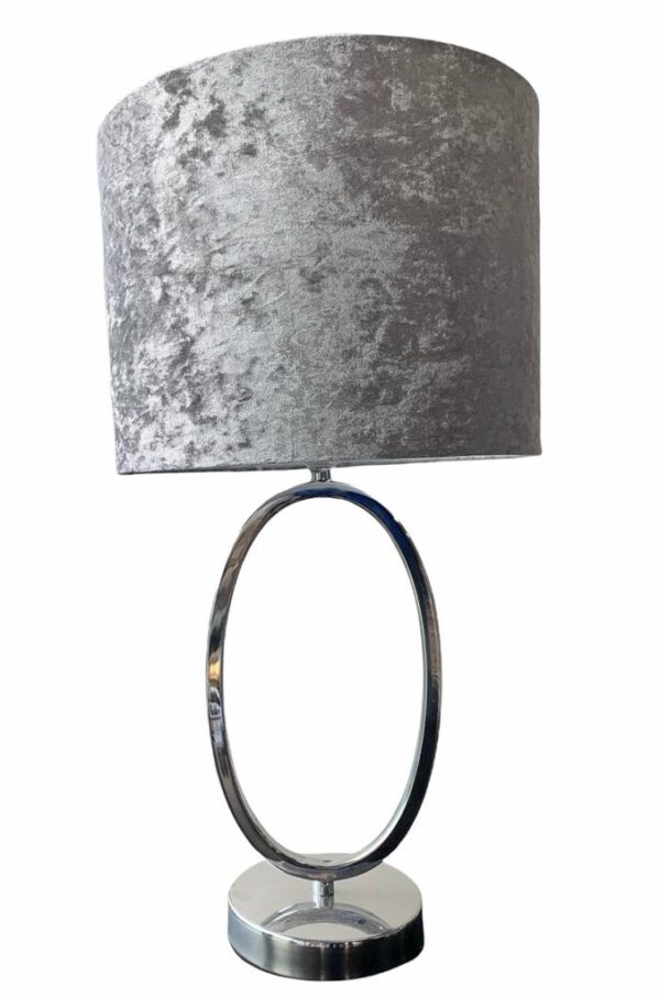 Eric kuster style ringlamp ovaal zilver