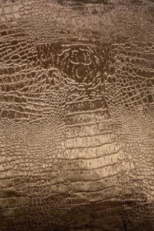 Croco kussens Eric kuster style bruin set 2 stuks