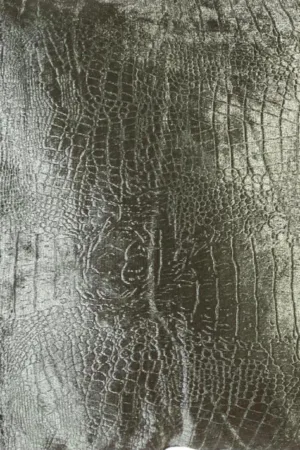 Croco kussens Eric kuster style olijf groen set 2 stuks