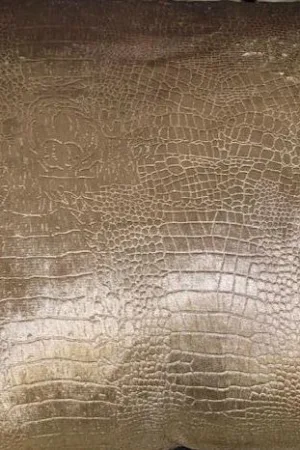 Croco kussens Eric kuster style goud set 2 stuks