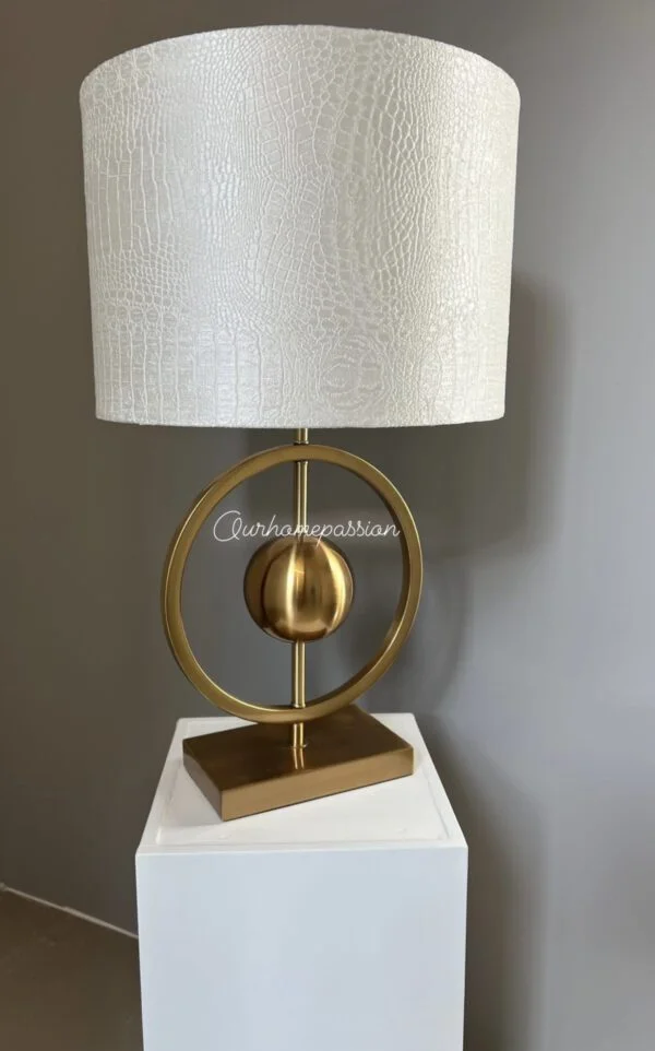 Eric kuster style ringlamp mat goud
