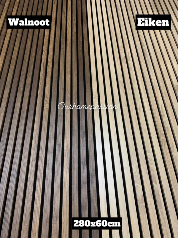 Wandpaneel Walnoot 280X60 CM - Afbeelding 9
