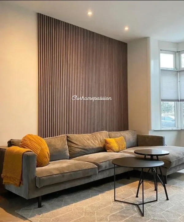Wandpaneel Walnoot 280X60 CM - Afbeelding 3