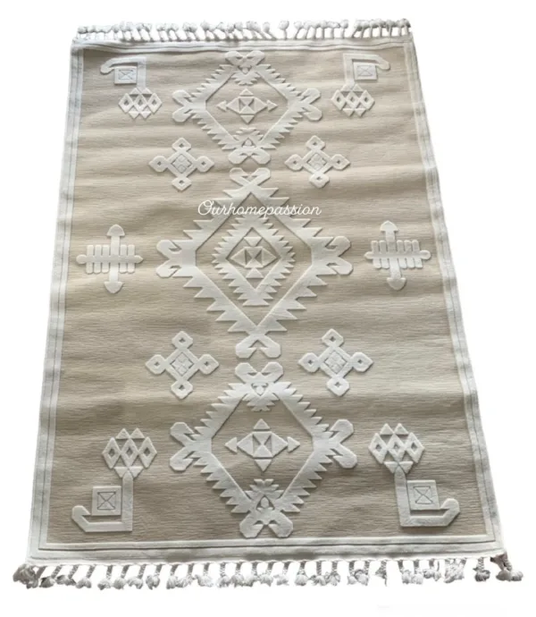 Berber vloerkleed beige 160x230 - Afbeelding 2