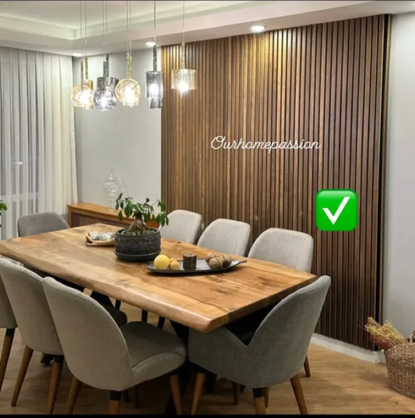 Wandpaneel Walnoot 280X60 CM - Afbeelding 4