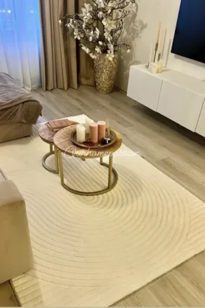 Tonano vloerkleed crème 160x230