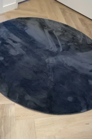 LUXE VELVET ANTRACIET VLOERKLEED ROND 200 CM